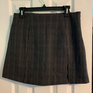 NWT Plaid Mini Skirt